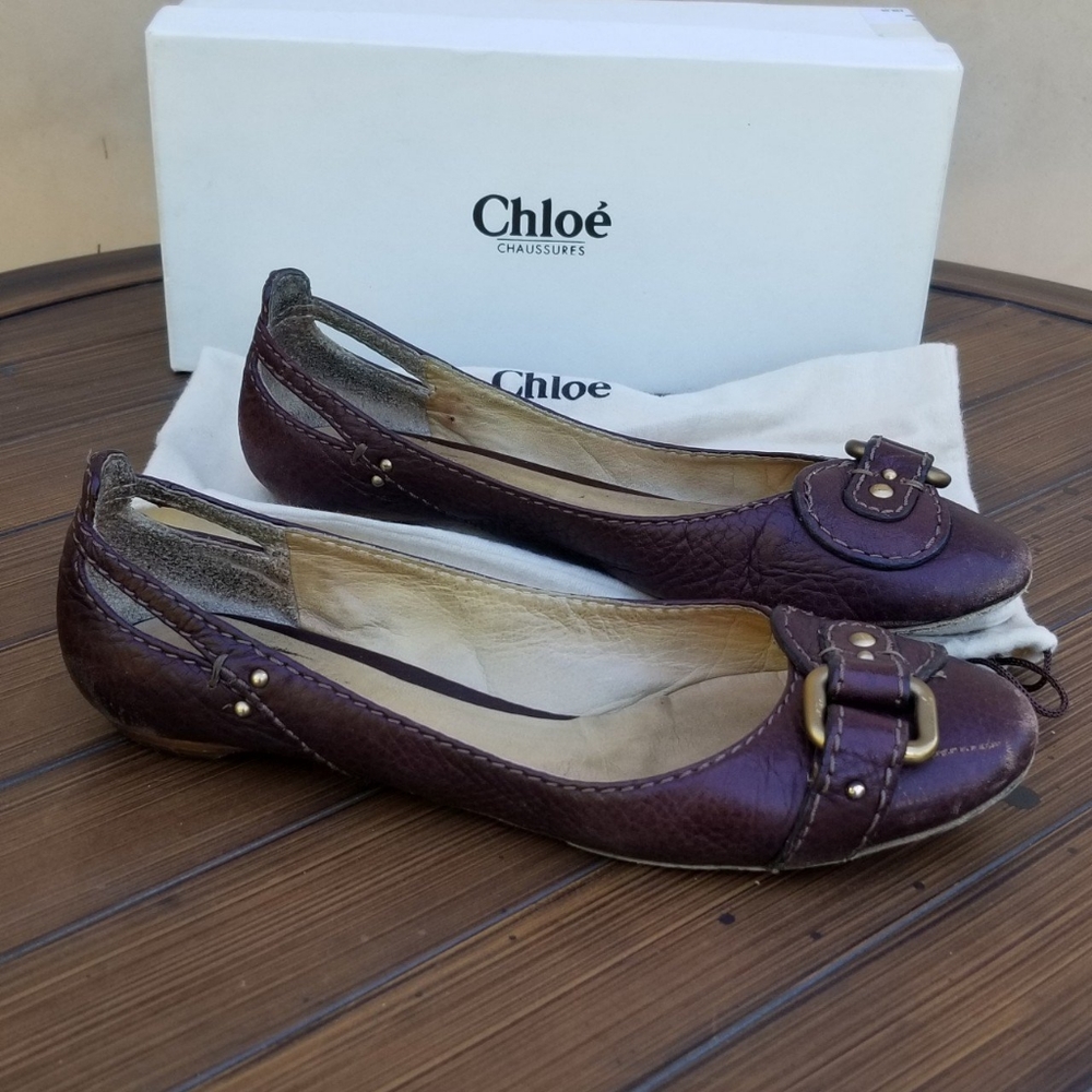 Chloe Paddington Flats size 38